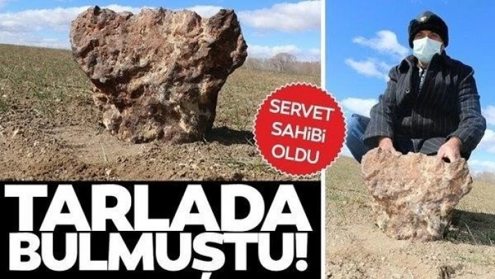 Çorum'lu Çiftçiye Gökten Servet Düştü