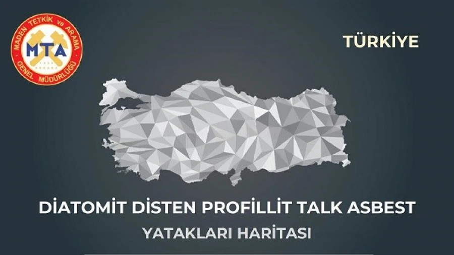 Diatomit Disten Profillit Talk Asbest Yatakları Haritası