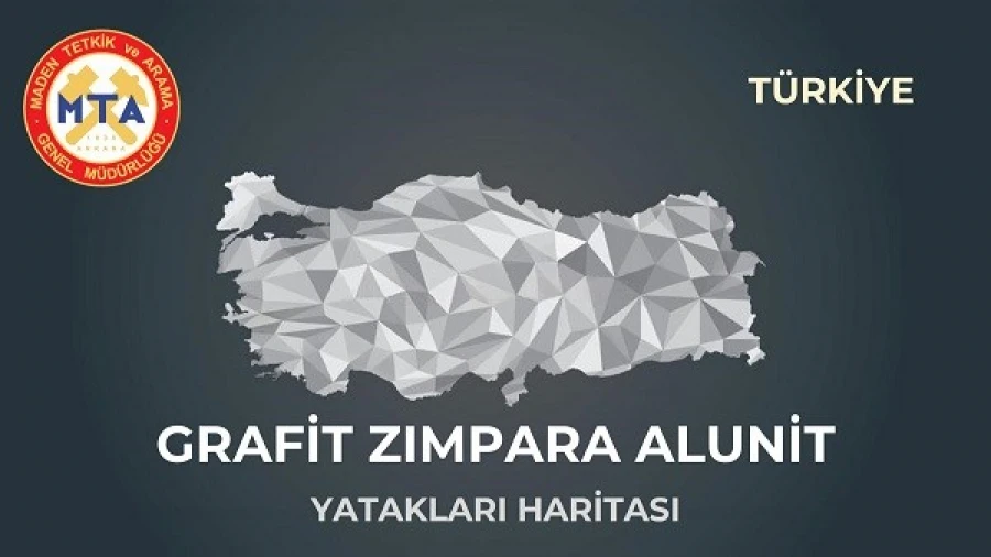 Grafit Zımpara Alunit Yatakları Haritası