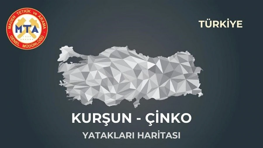 Kurşun-Çinko Yatakları Haritası