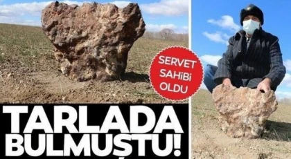 Çorum'lu Çiftçiye Gökten Servet Düştü