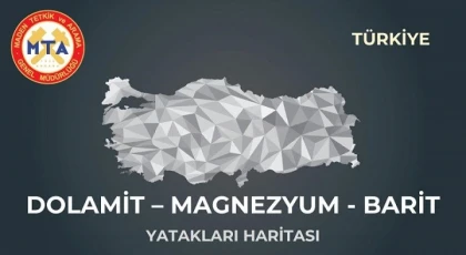 Dolamit Magnezyum Barit Yatakları Haritası