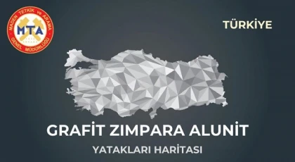 Grafit Zımpara Alunit Yatakları Haritası