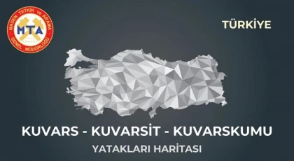 Kuvars-Kuvarsit-Kuvarskumu Yatakları Haritası